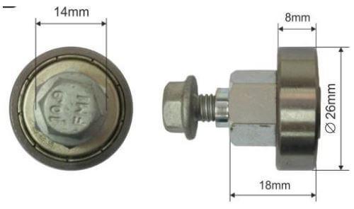 Ролик системы KOGEL 629-K